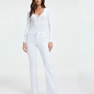 GOOD AMERICAN by KHLOE KARDASHIAN GOOD CLASSIC SLIM BOOTCUT JEANS SZ 10